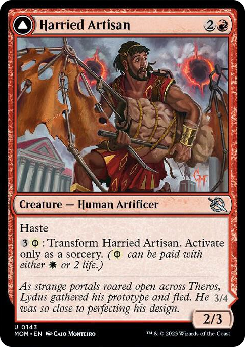 0143 Harried Artisan U March of the Machine