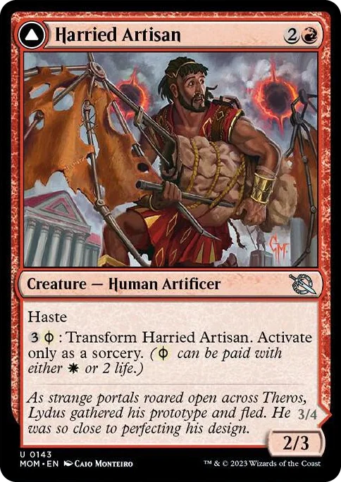 0143 Harried Artisan U March of the Machine