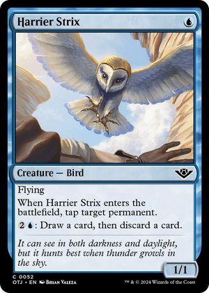 0052 Harrier Strix C Outlaws of Thunder Junction