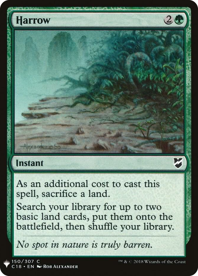 Harrow #150 C - The List Reprints Pokemon card