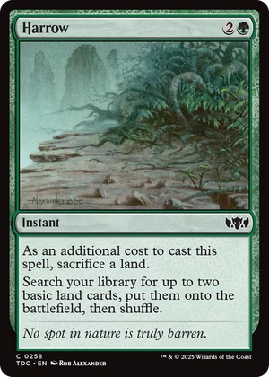 0258 Harrow C Commander: Tarkir: Dragonstorm