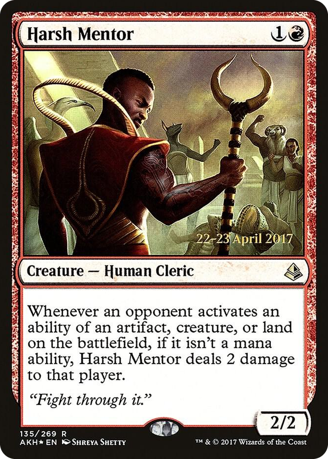 0135 Harsh Mentor R Prerelease Cards