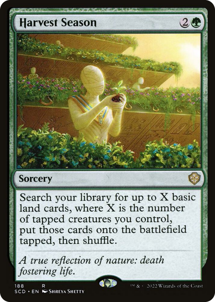 Harvest Season #188 R - Starter Commander Decks Pokemon card