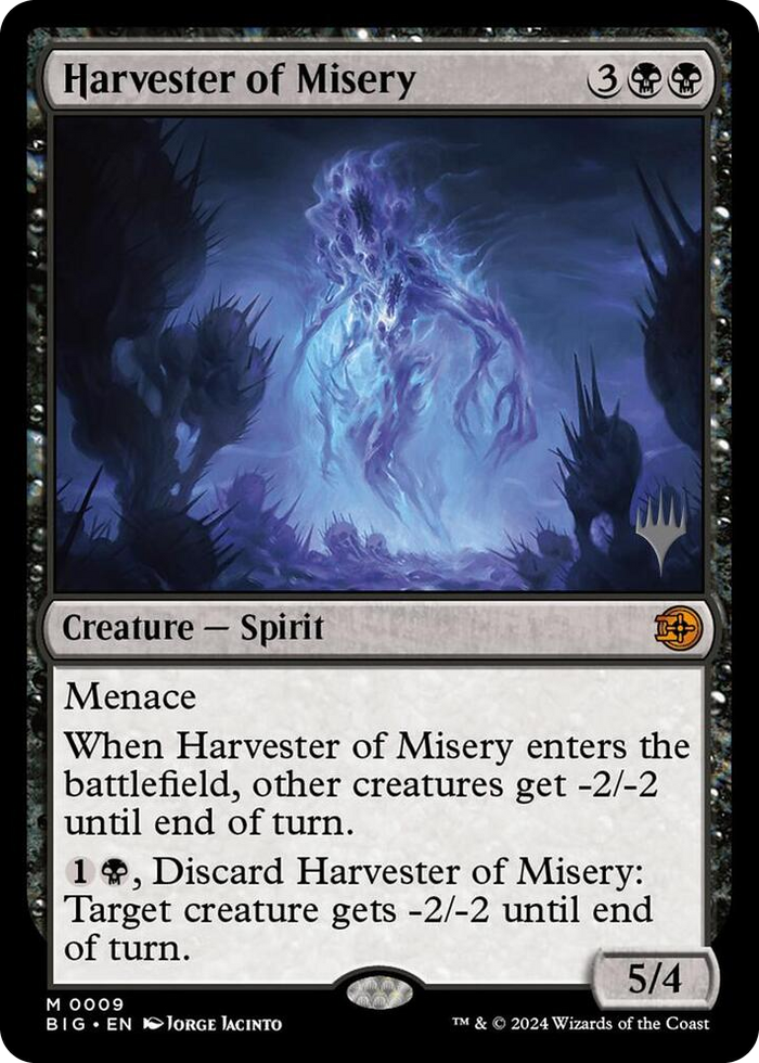 Harvester of Misery #9 M - Promo Pack: Secrets of Strixhaven Pokemon card