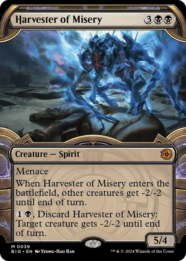 0039 Harvester of Misery (Showcase) M Outlaws of Thunder Junction: The Big Score
