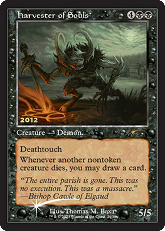 0020 Harvester of Souls P 30th Anniversary Promos