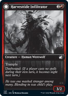 0143 Harvesttide Infiltrator C Innistrad: Double Feature