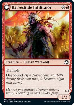 0143 Harvesttide Infiltrator C Innistrad: Midnight Hunt