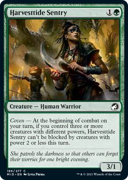 0186 Harvesttide Sentry C Innistrad: Midnight Hunt