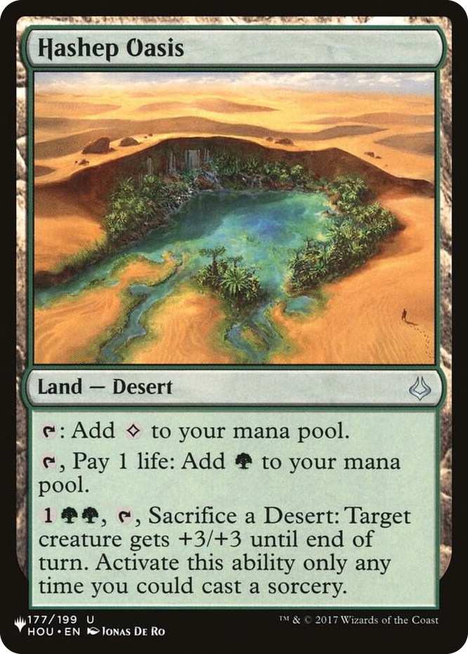Hashep Oasis #177 U - The List Reprints Pokemon card