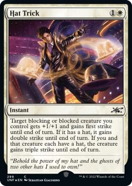 0299 Hat Trick (Galaxy Foil) C Unfinity