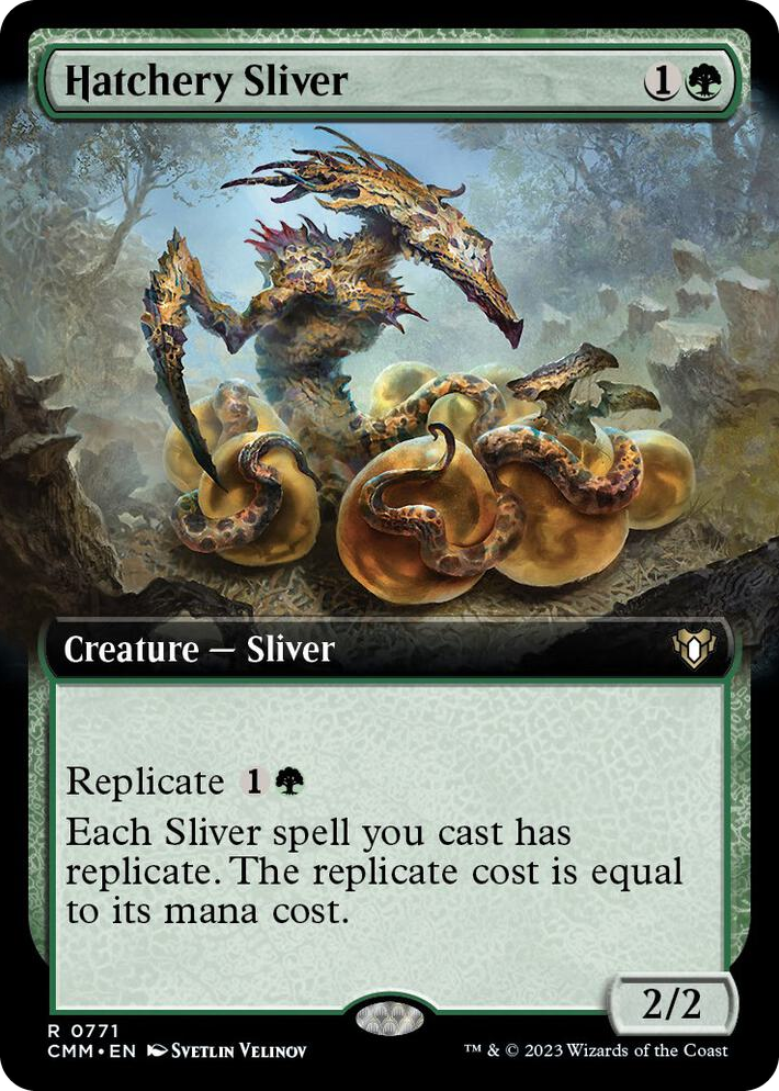 0771 Hatchery Sliver (Extended Art) R Commander Masters