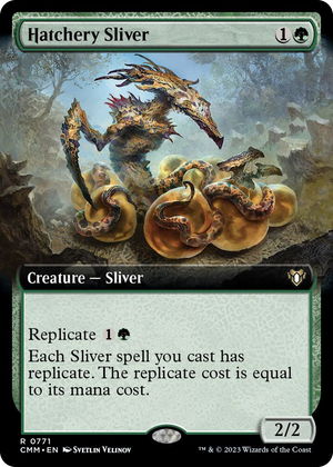 0771 Hatchery Sliver (Extended Art) R Commander Masters