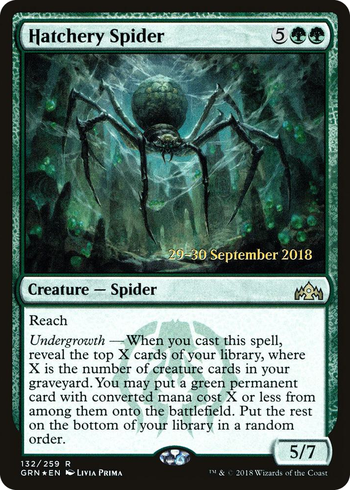 0132 Hatchery Spider R Prerelease Cards