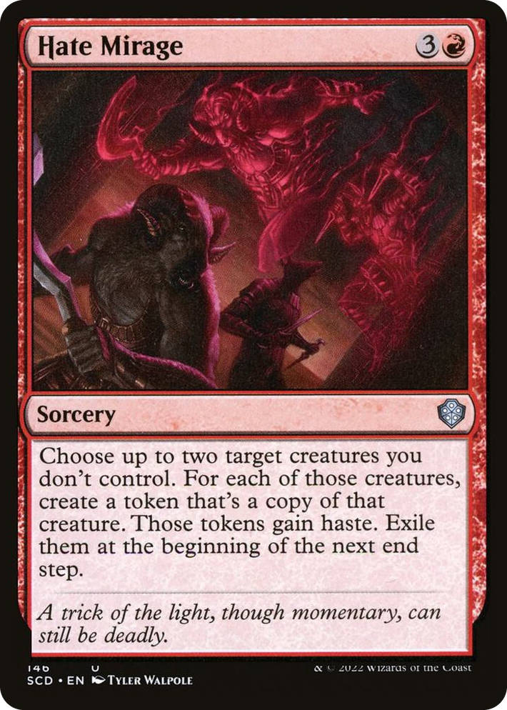 0146 Hate Mirage U Starter Commander Decks