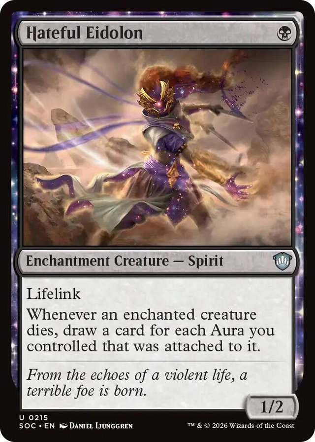 0215 Hateful Eidolon U Commander: Secrets of Strixhaven
