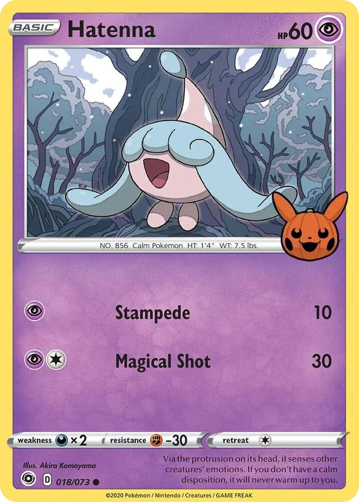 0018 Hatenna Promo Trick or Trade BOOster Bundle