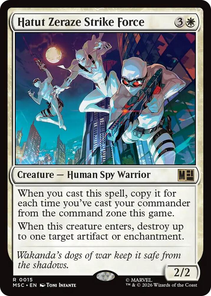 0015 Hatut Zeraze Strike Force R Commander: Marvel Super Heroes