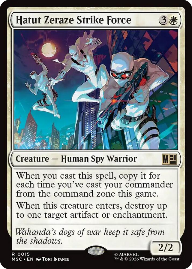 0015 Hatut Zeraze Strike Force R Commander: Marvel Super Heroes