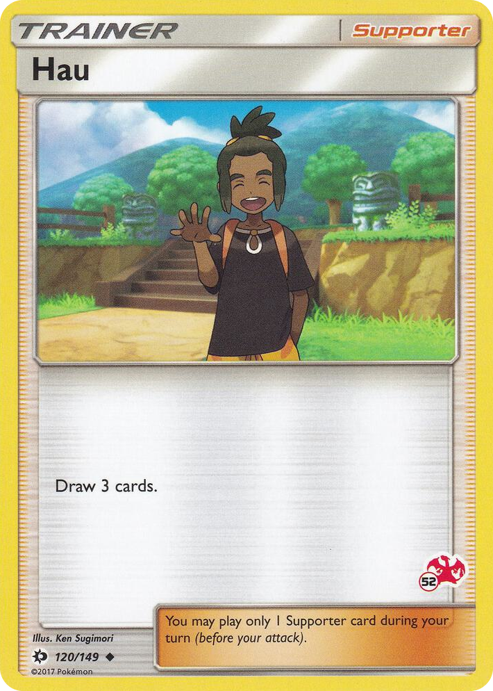 0120 Hau - 120/149 (#52 Charizard Stamped) Promo Battle Academy
