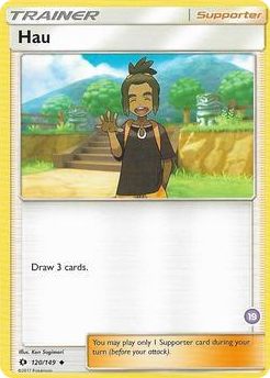 0120 Hau (19) (Alolan Sandslash Half-Deck) Uncommon SM Trainer Kit: Alolan Sandslash & Alolan Ninetales