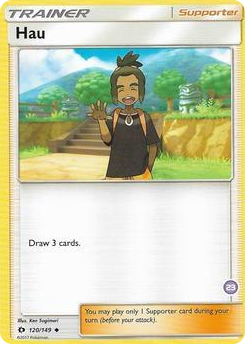 0120 Hau (23) (Alolan Sandslash Half-Deck) Uncommon SM Trainer Kit: Alolan Sandslash & Alolan Ninetales