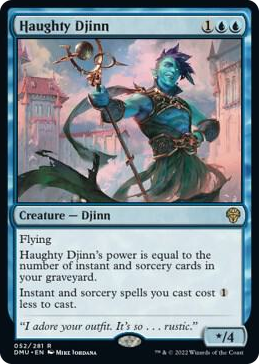 0052 Haughty Djinn R Dominaria United