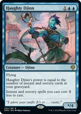 0052 Haughty Djinn R Dominaria United