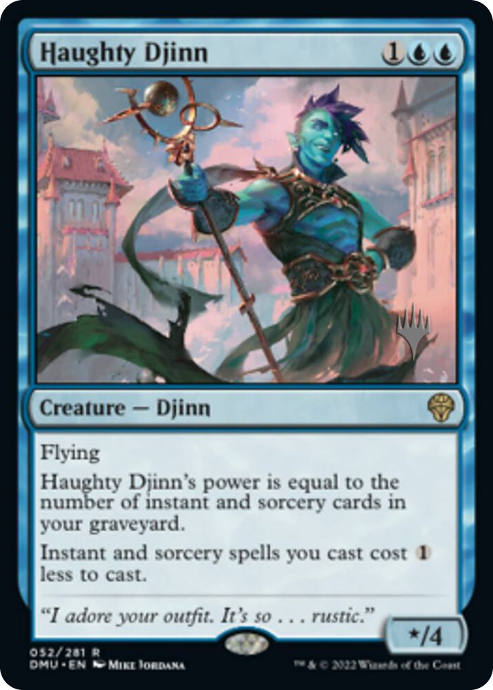 0052 Haughty Djinn R Promo Pack: Dominaria United