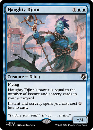 0099 Haughty Djinn R Commander: Outlaws of Thunder Junction