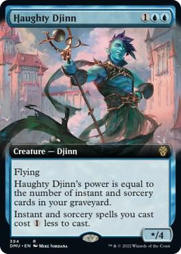 0394 Haughty Djinn (Extended Art) R Dominaria United