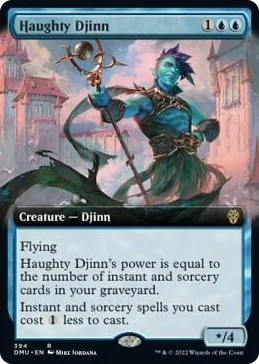 0394 Haughty Djinn (Extended Art) R Dominaria United
