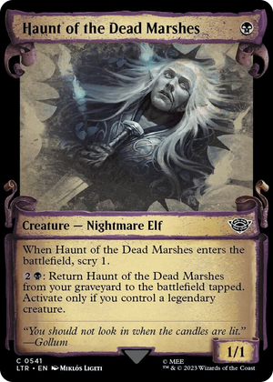 0541 Haunt of the Dead Marshes (Showcase Scrolls) C Universes Beyond: The Lord of the Rings: Tales of Middle-earth