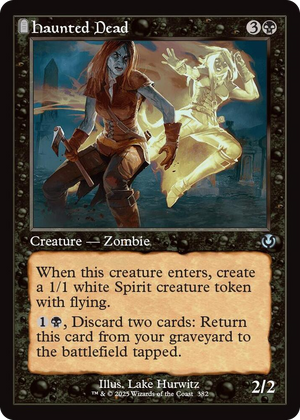 0382 Haunted Dead (Retro Frame) U Innistrad Remastered