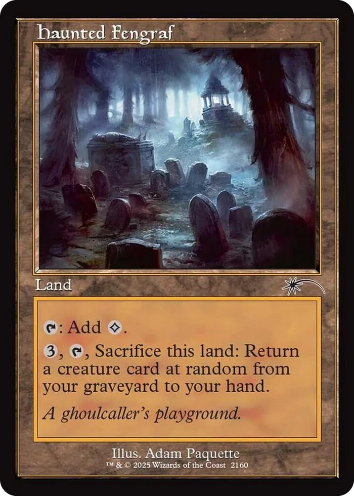 2160 Haunted Fengraf (Retro Frame) C Secret Lair Drop Series