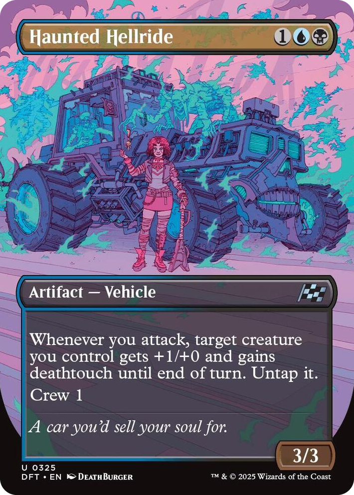 0325 Haunted Hellride (Borderless) U Aetherdrift