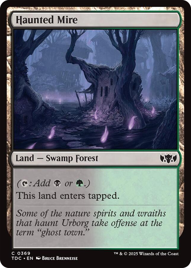0369 Haunted Mire C Commander: Tarkir: Dragonstorm