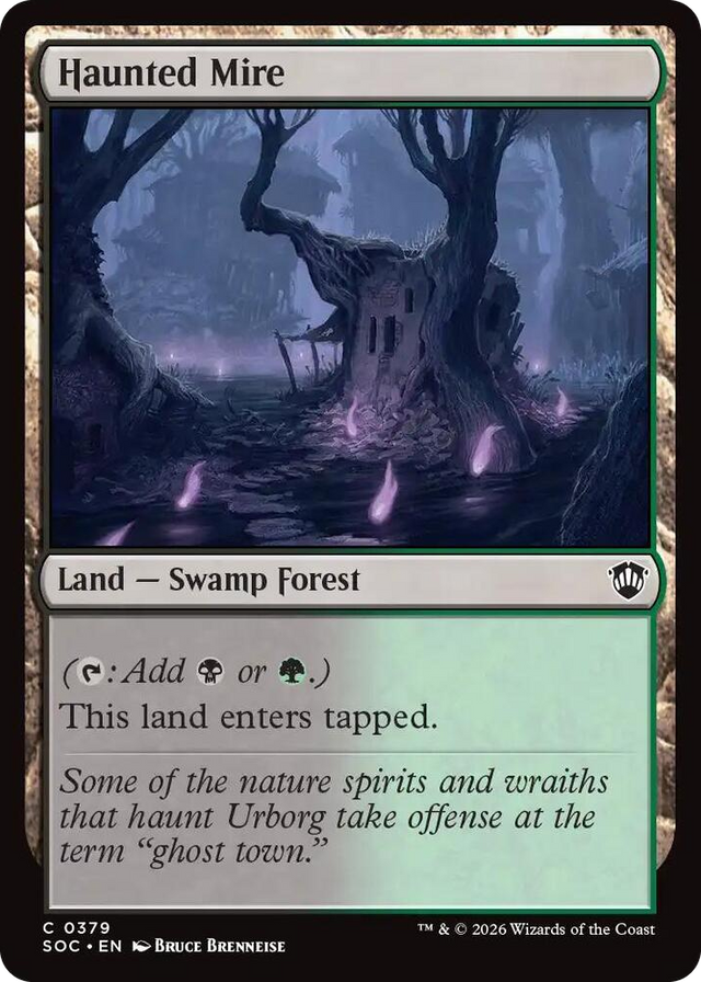 0379 Haunted Mire C Commander: Secrets of Strixhaven