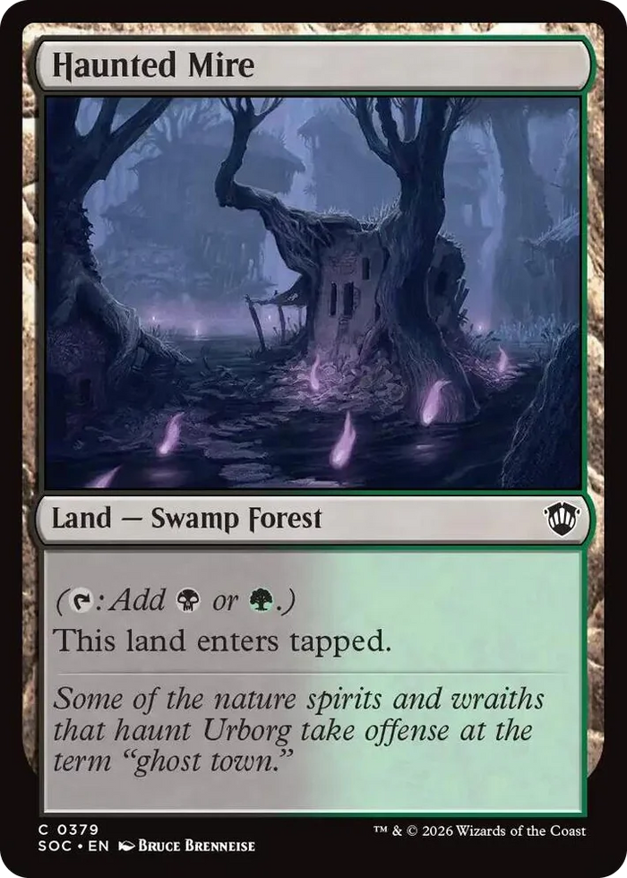 0379 Haunted Mire C Commander: Secrets of Strixhaven
