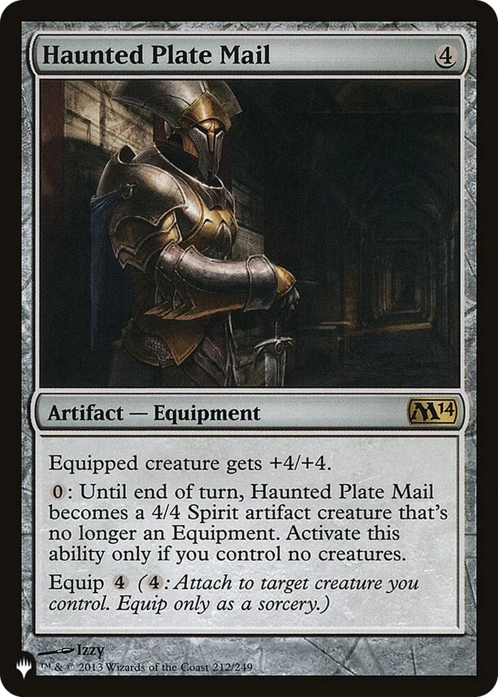 0212 Haunted Plate Mail R The List Reprints