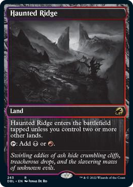 Haunted Ridge #263 R - Innistrad: Double Feature Pokemon card