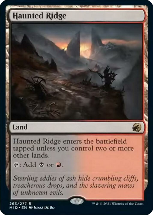 0263 Haunted Ridge R Innistrad: Midnight Hunt
