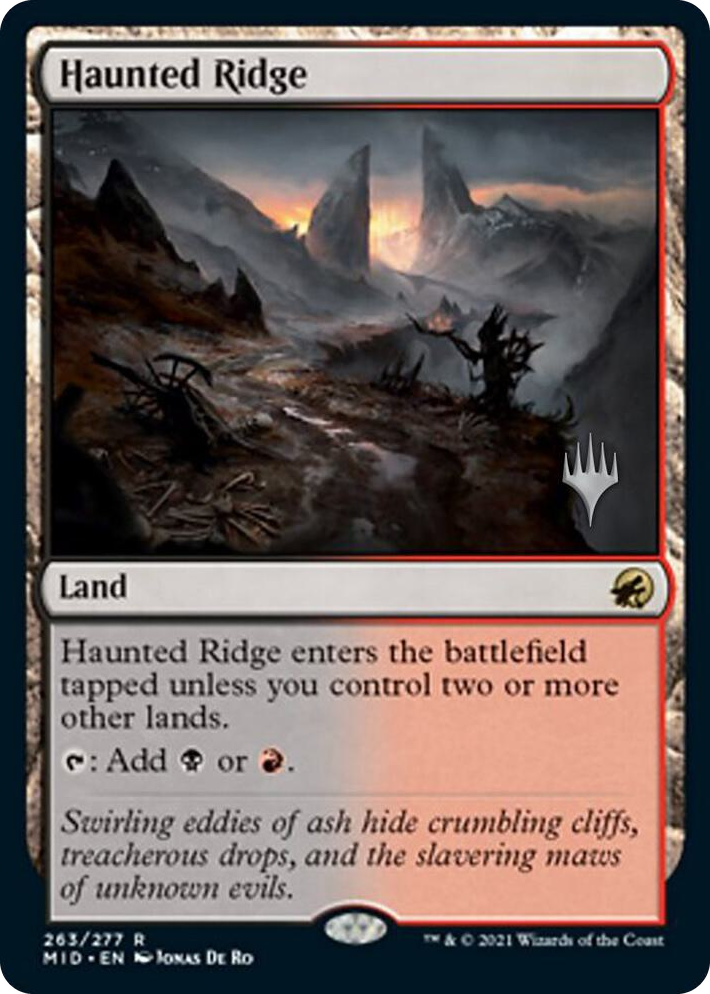 0263 Haunted Ridge R Promo Pack: Innistrad: Midnight Hunt