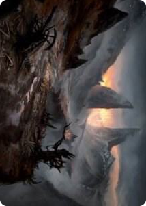 0073 Haunted Ridge Art Card S Art Series: Innistrad: Midnight Hunt