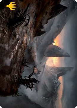 0073 Haunted Ridge Art Card (Gold-Stamped Signature) S Art Series: Innistrad: Midnight Hunt