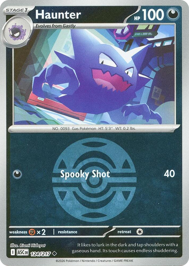 0124 Haunter (Dusk Ball) Uncommon Ascended Heroes