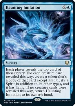 0013 Haunting Imitation R Commander: Innistrad: Crimson Vow