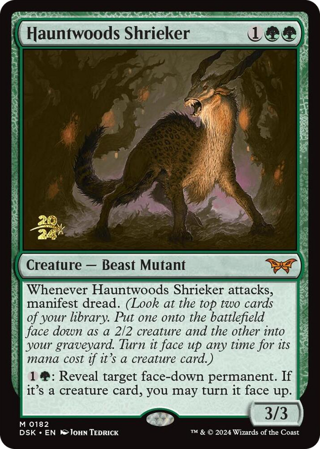 0182 Hauntwoods Shrieker M Prerelease Cards