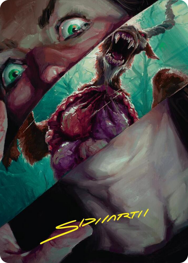0040 Hauntwoods Shrieker Art Card (Gold-Stamped Signature) S Art Series: Duskmourn: House of Horror