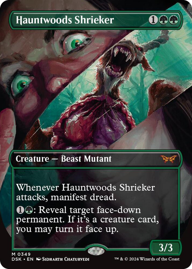0349 Hauntwoods Shrieker (Borderless) M Duskmourn: House of Horror
